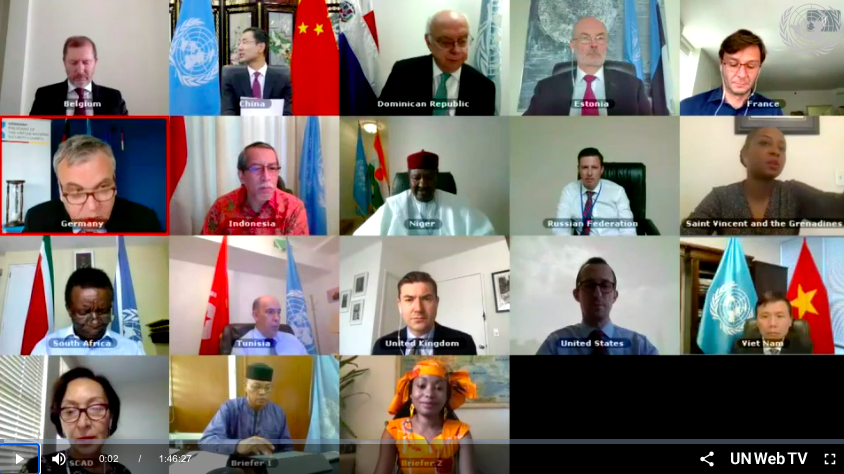 Meeting of the UN security council